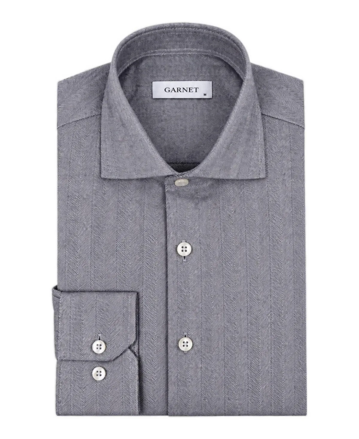 Regular-Fit Solid Long-Sleeve Dress Shirt