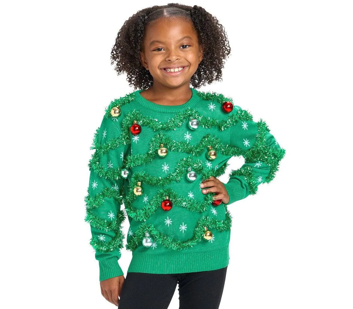 Holiday Crewneck Long-Sleeve Sweater by Tipsy Elves