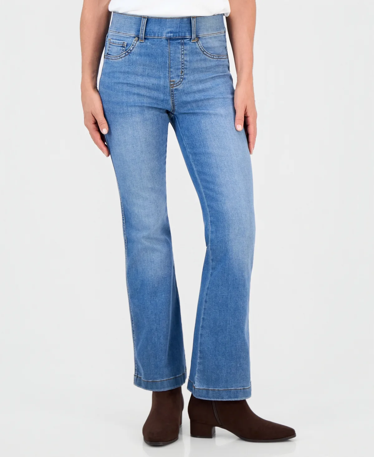 High-Waisted Flare Shaping Jeans by Style & Co