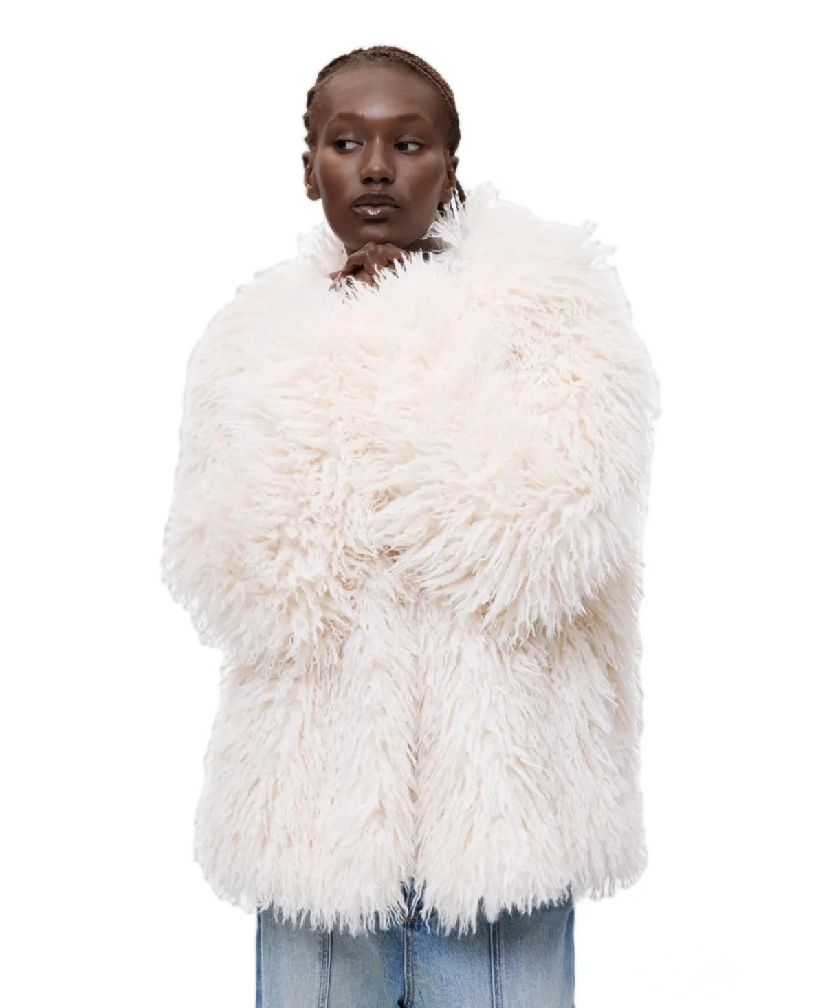 Synthetic Fur Coat by Desigual