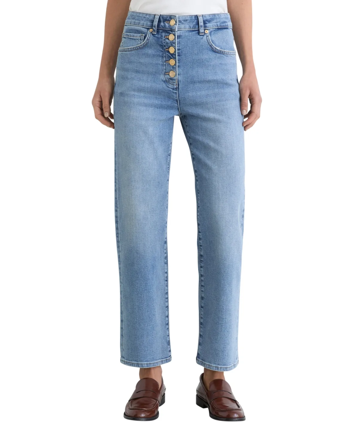 Lana Straight Leg Jeans by Reiss