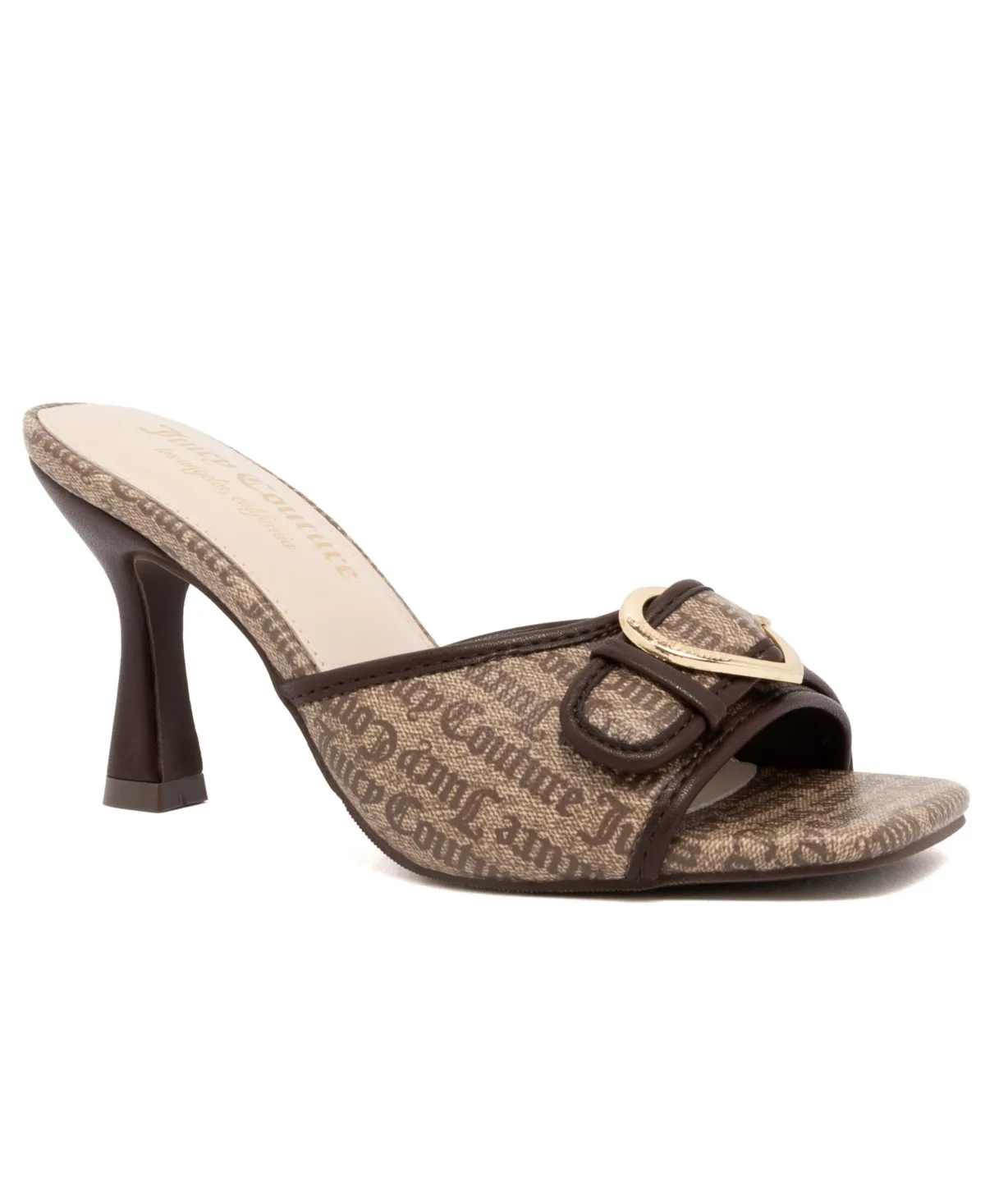 Marshelly Kitten-Heel Faux-Leather Thong Sandals by Juicy Couture