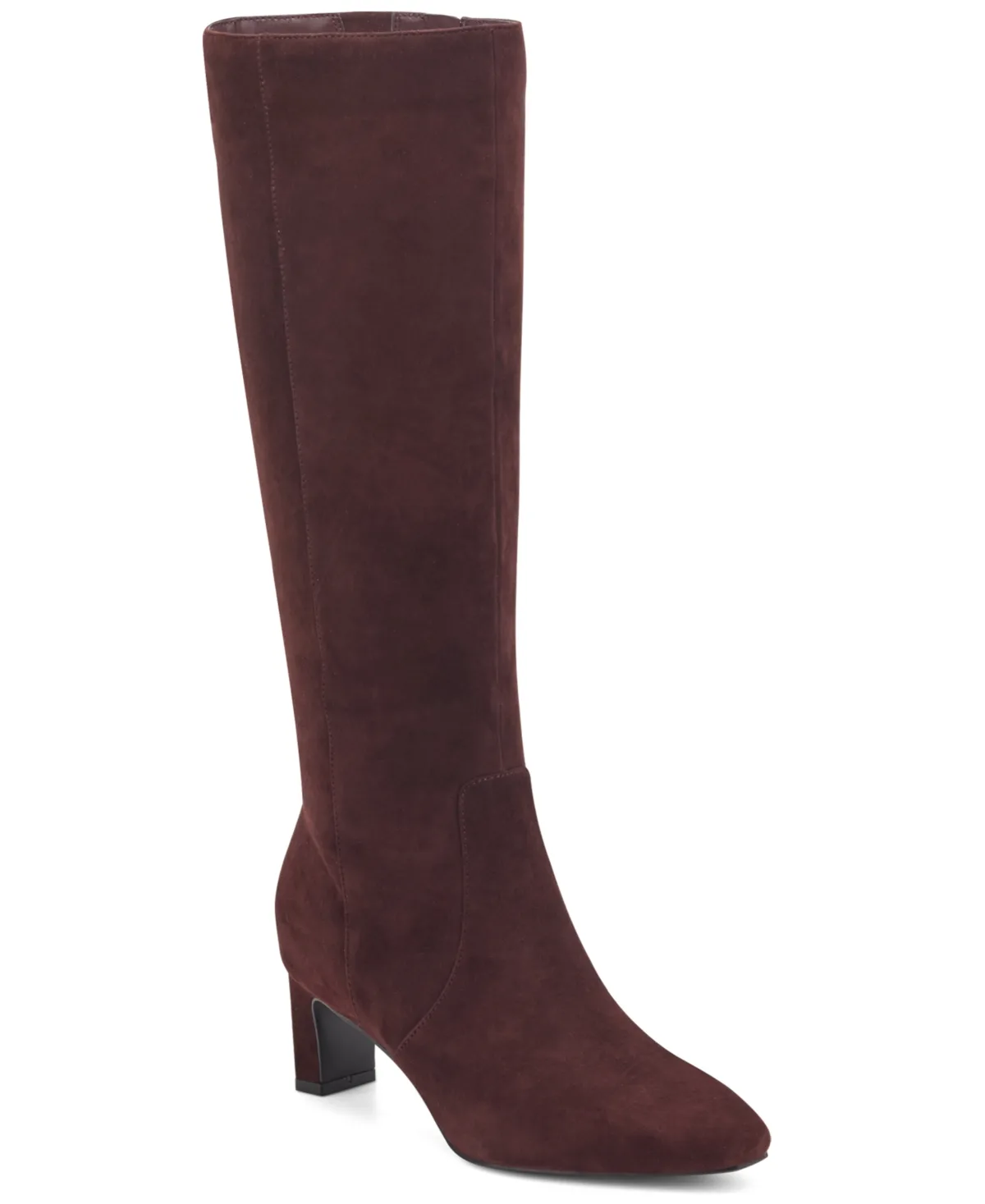 Mabel Tall Total Motion Dress Boots - Burgundy Suede by Rockport