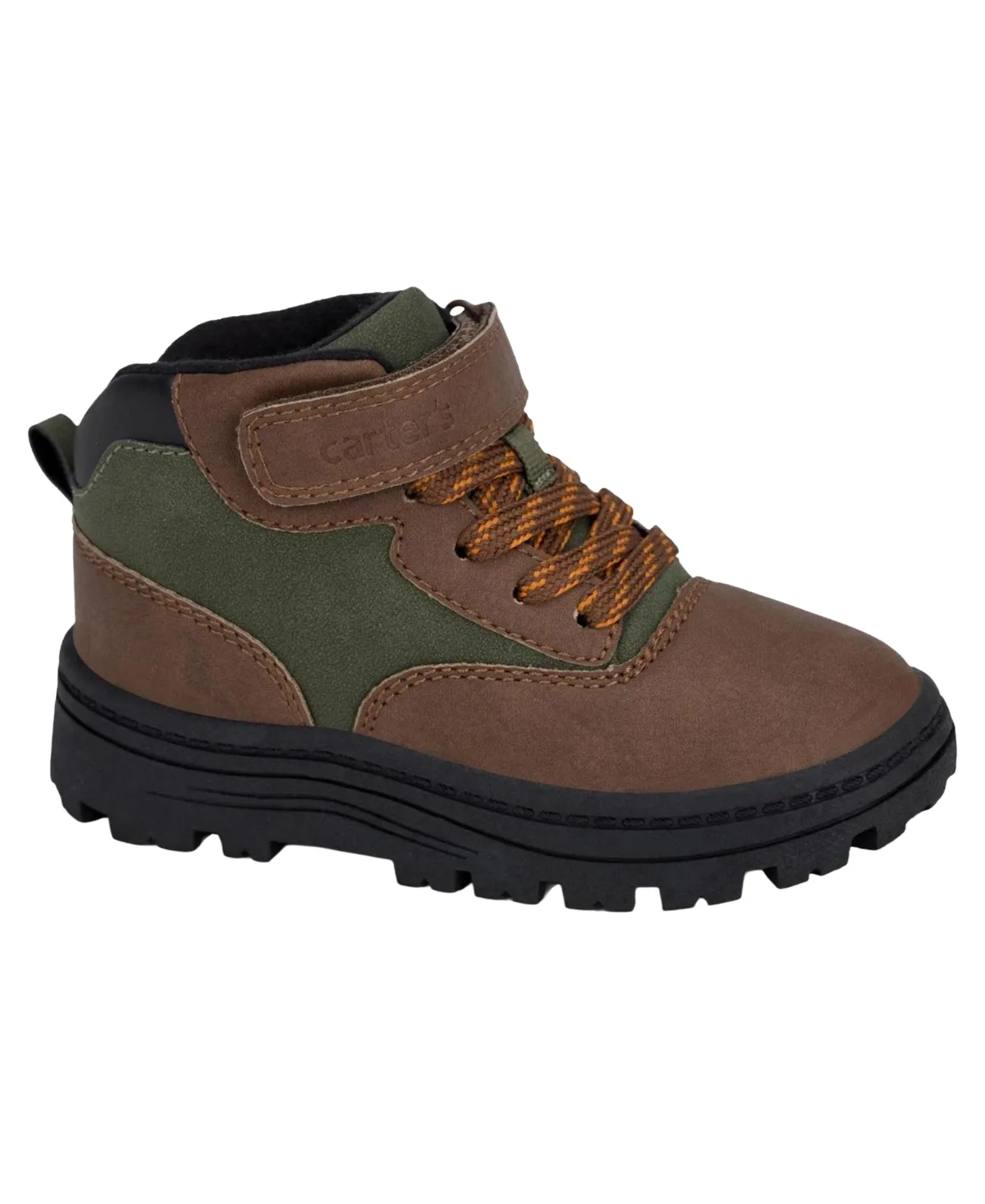 Keith Round Toe Lug Sole Pull Tab Boots by Carter's