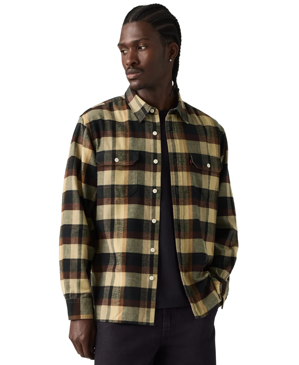 Classic Worker Long-Sleeve Plaid Shirt by Levi's