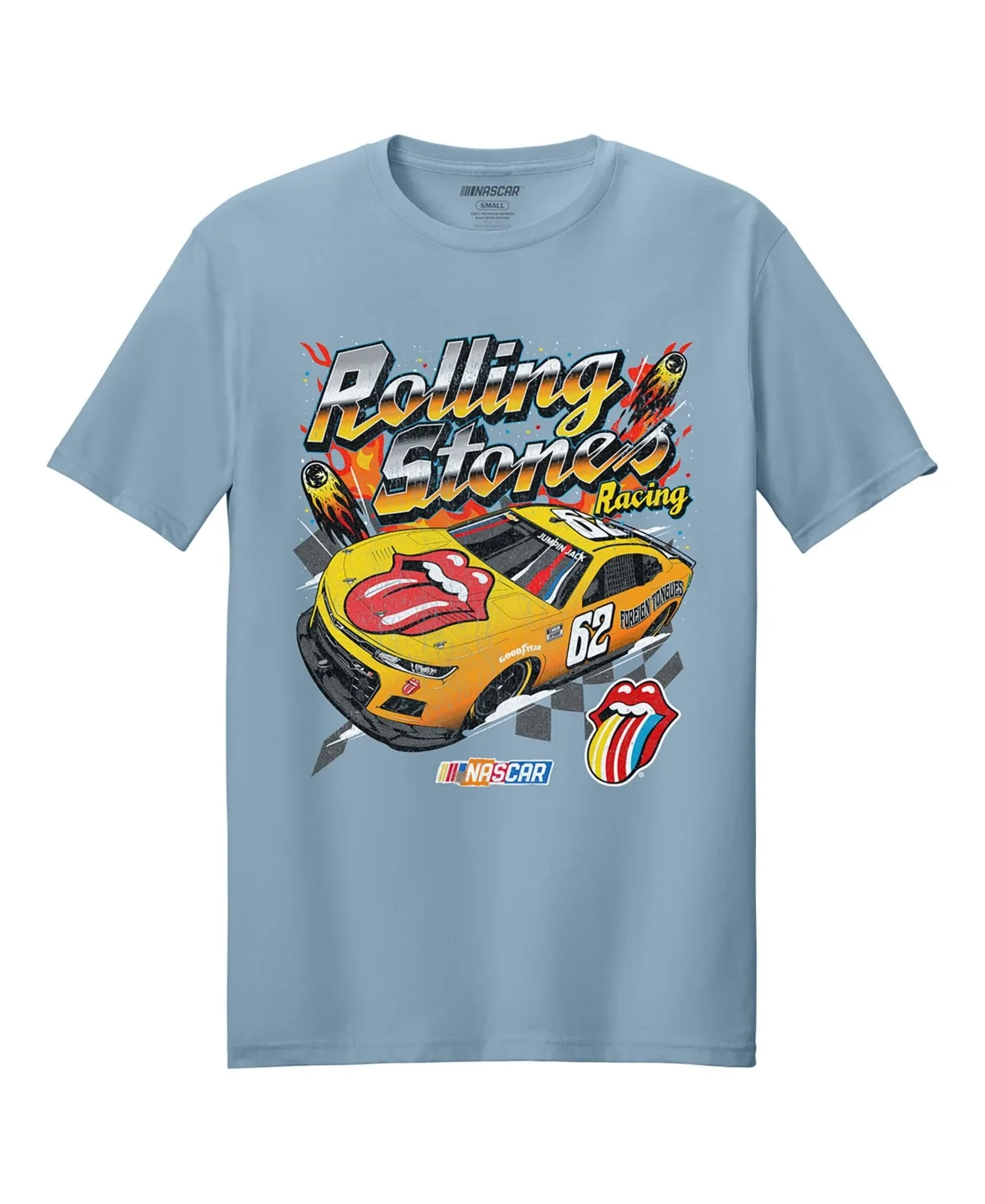 Rolling Stones x Nascar Car T-Shirt by Classic Ink