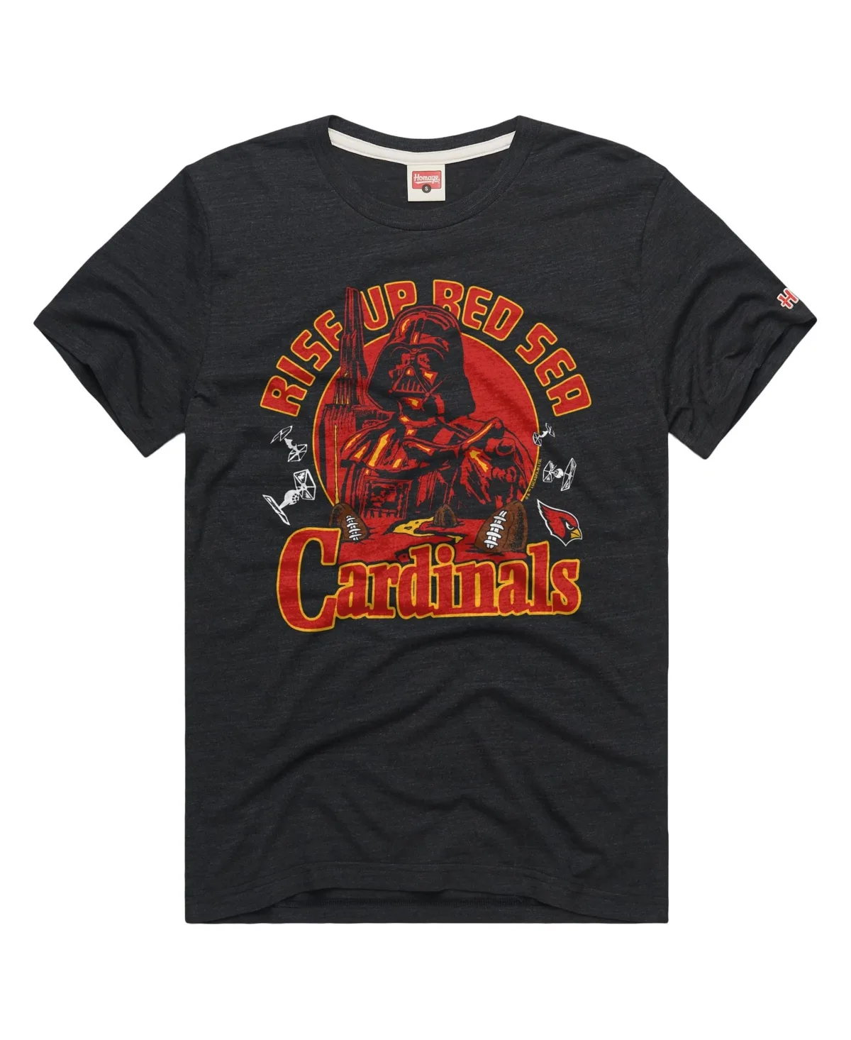 Arizona Cardinals Star Wars x Nfl Tri-Blend T-Shirt by Homage