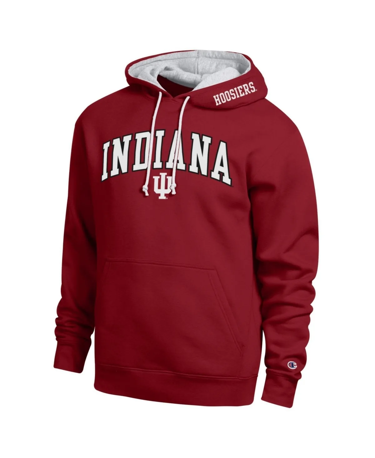 Indiana Hoosiers Arch Tackle Twill Hoodie by Champion