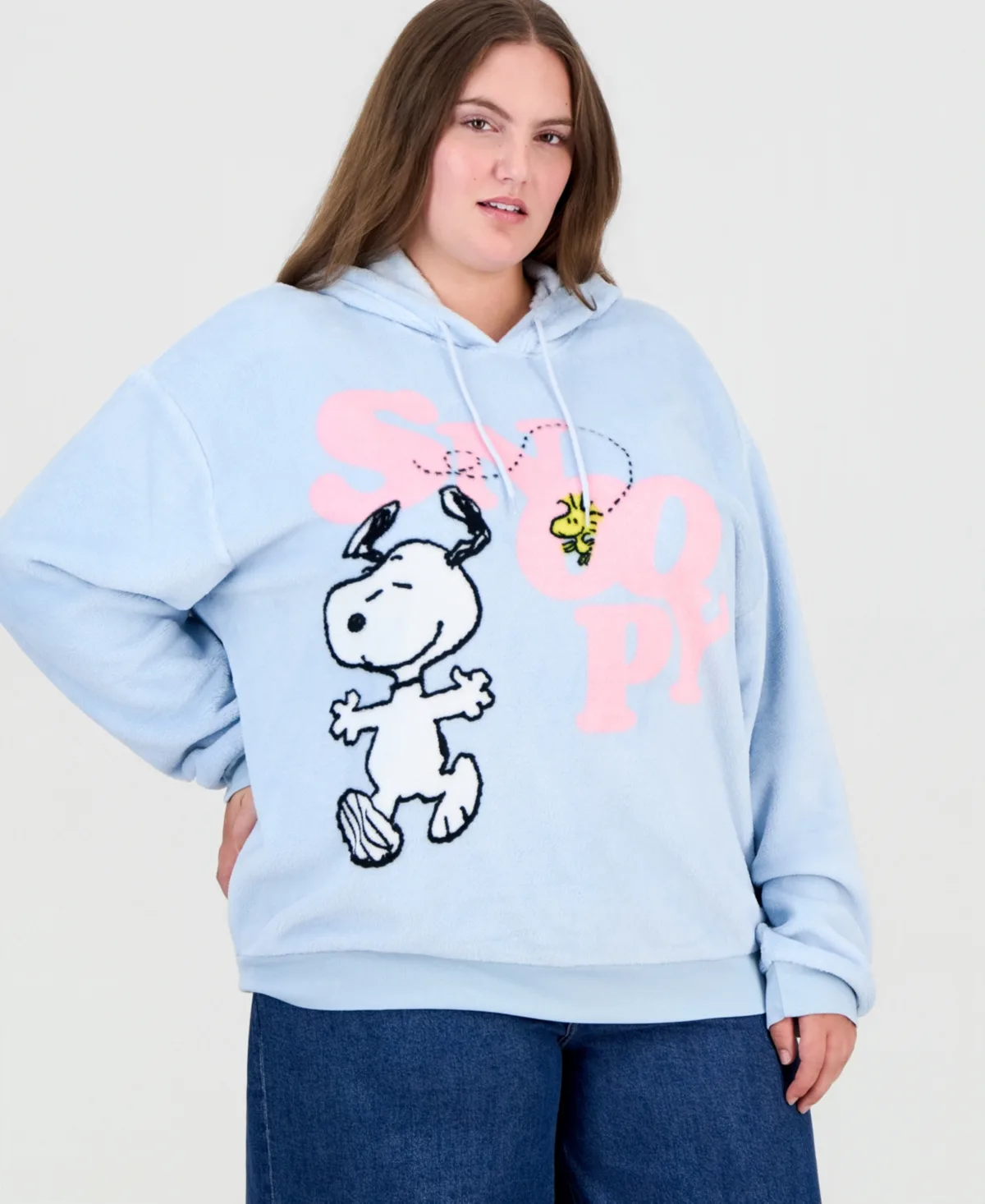 Snoopy Graphic Long-Sleeve Hoodie by Love Tribe