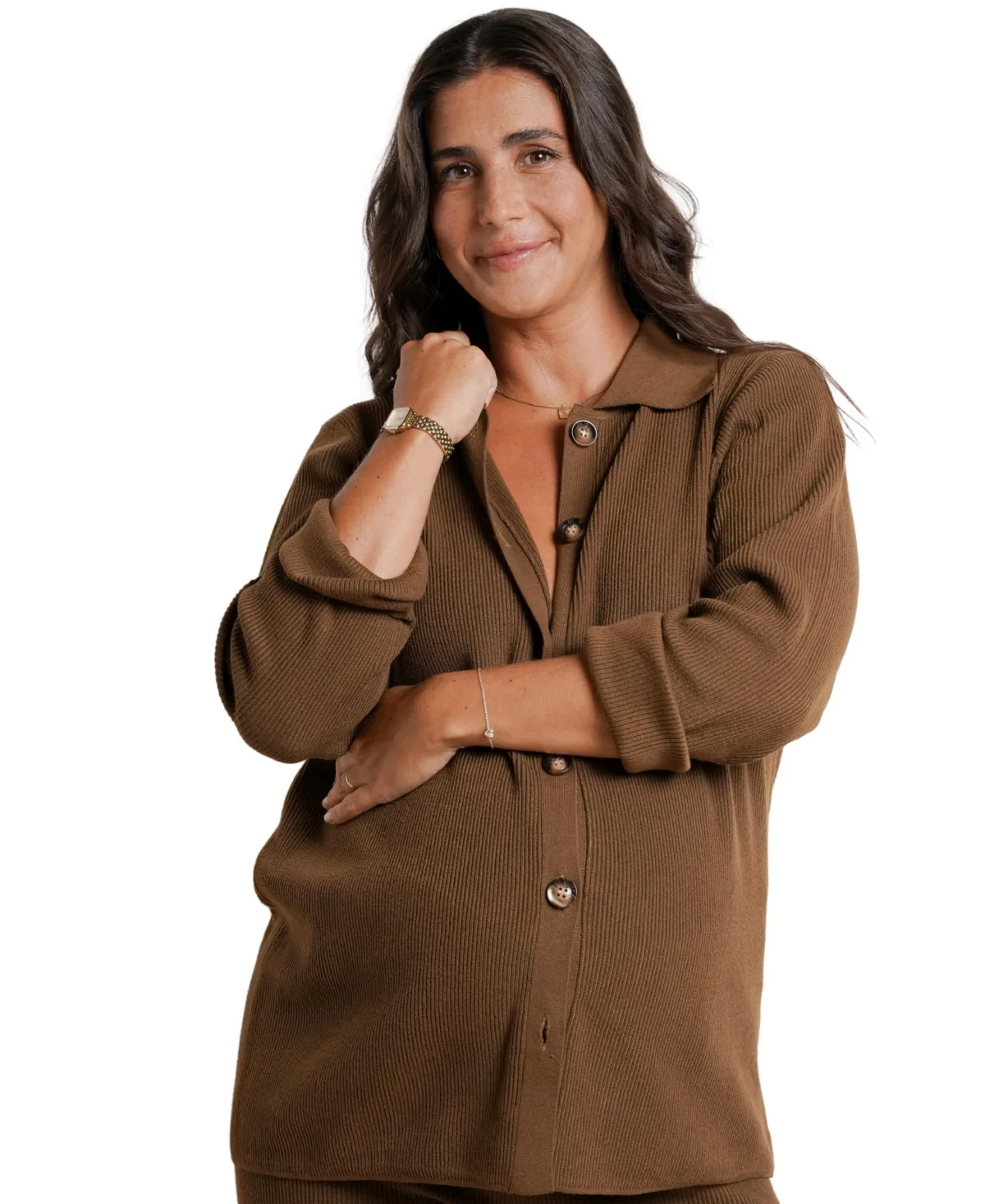 Thomasine Sweater Cardigan by Nom Maternity