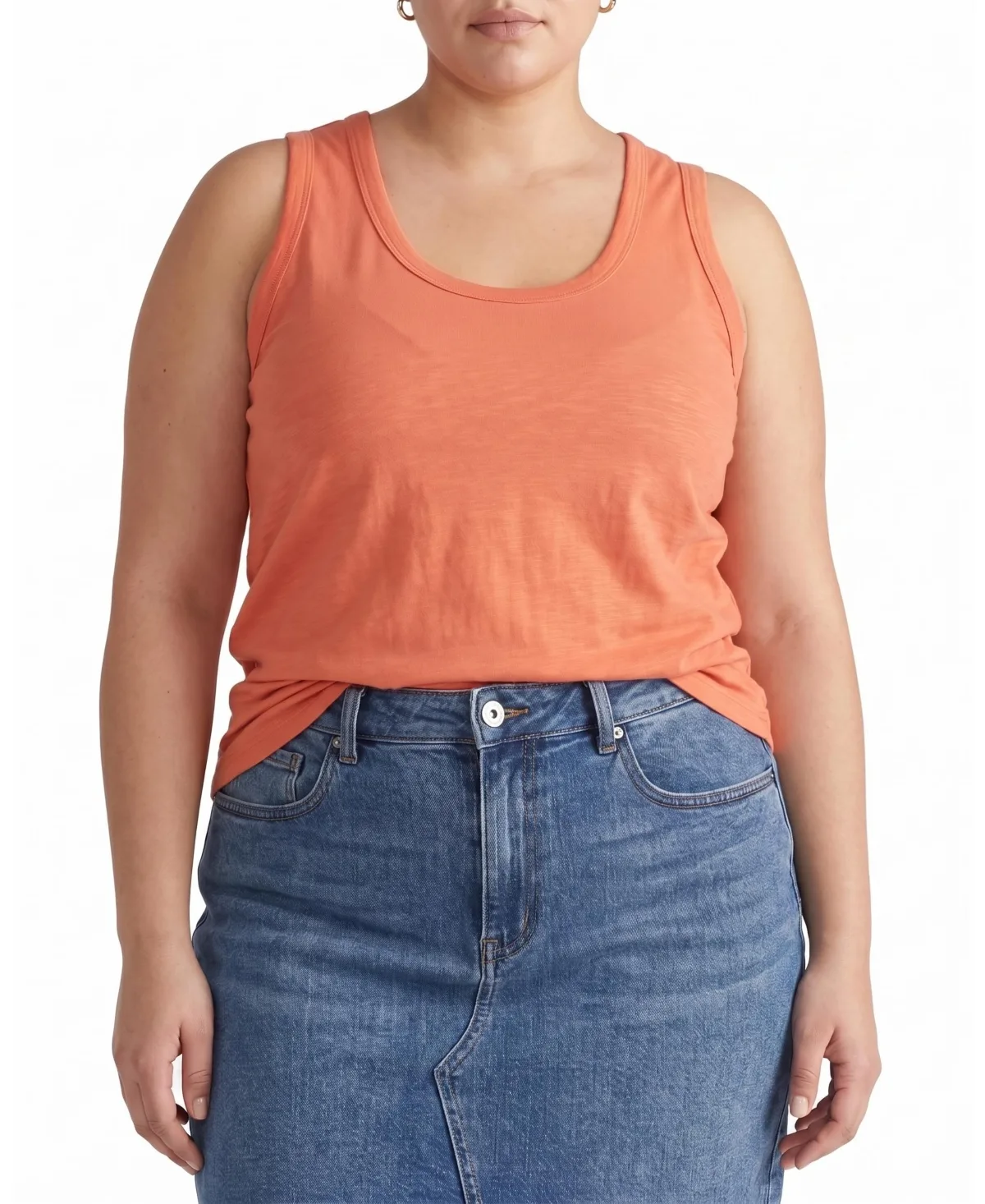 Light-As-Air Lightweight Crewneck Sleeveless Tank by Universal Standard