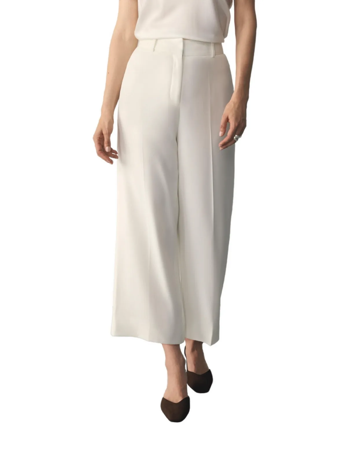 Adelaide High Waist Cropped Trousers by The Fold