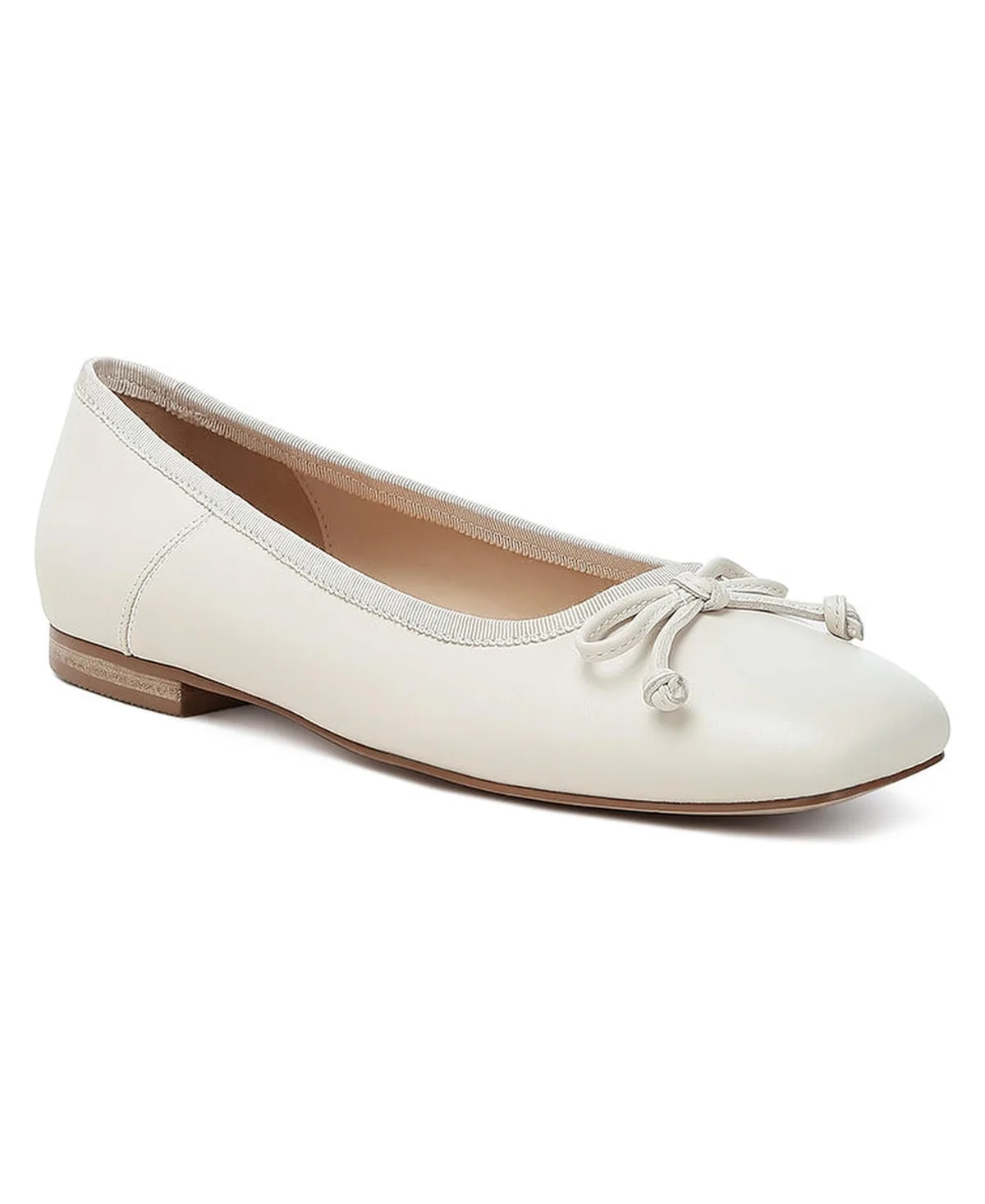 Lutten Square-Toe Bow Ballerinas by Rag & Co