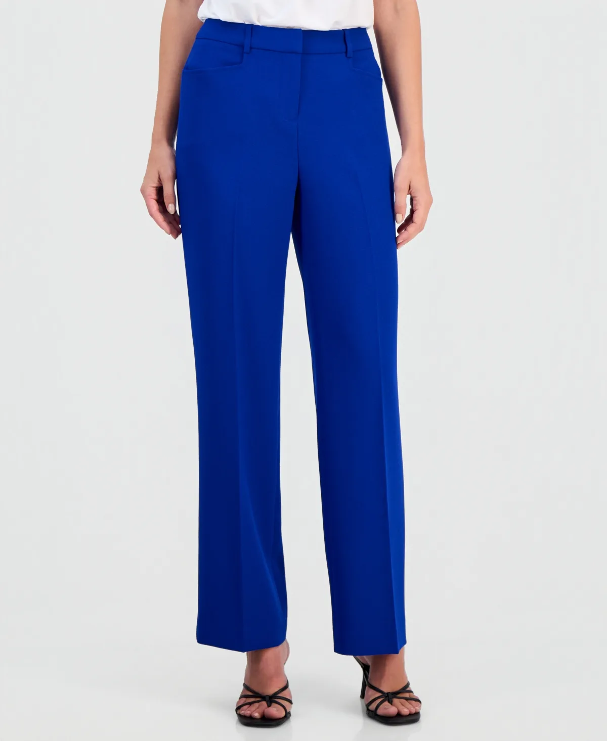 Mid Rise Flare Pants by Tahari