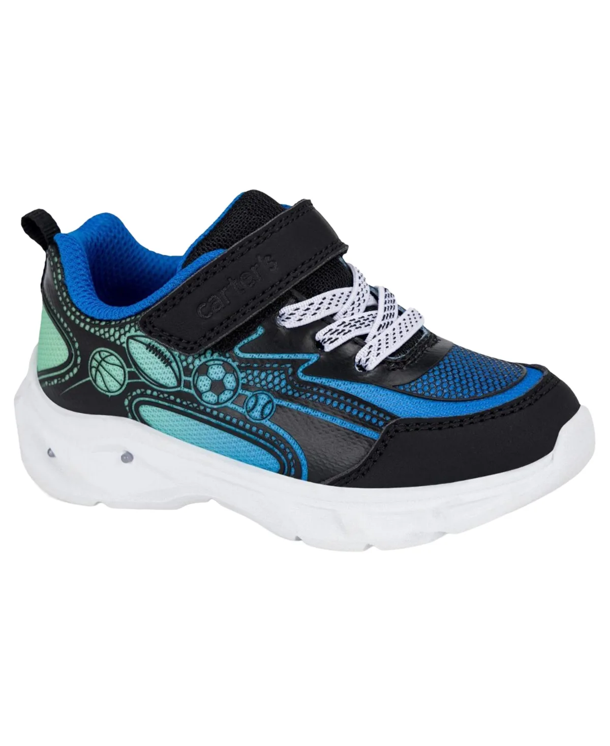 Rusli Light-Up Easy-On Strap Sneakers by Carter's
