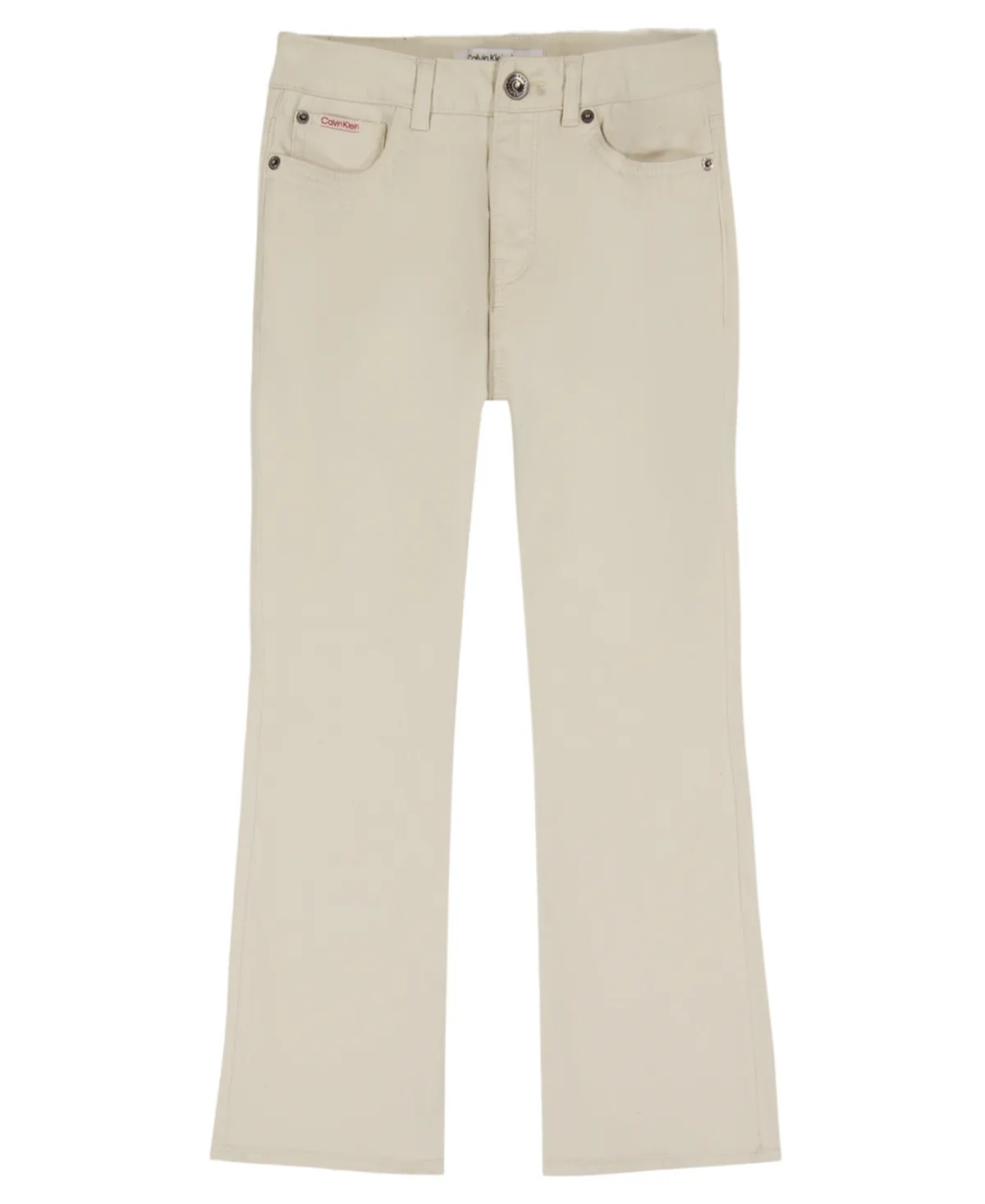Cotton Sateen Flare Pants by Calvin Klein