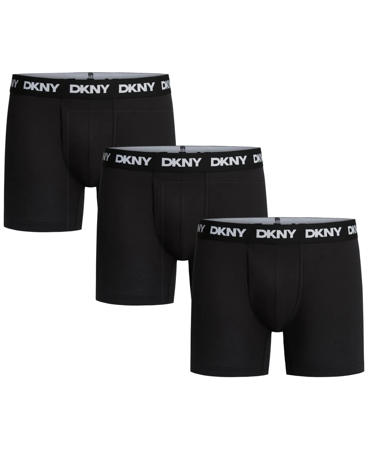 Cooling Cotton Boxer Briefs, 3-Pack by DKNY