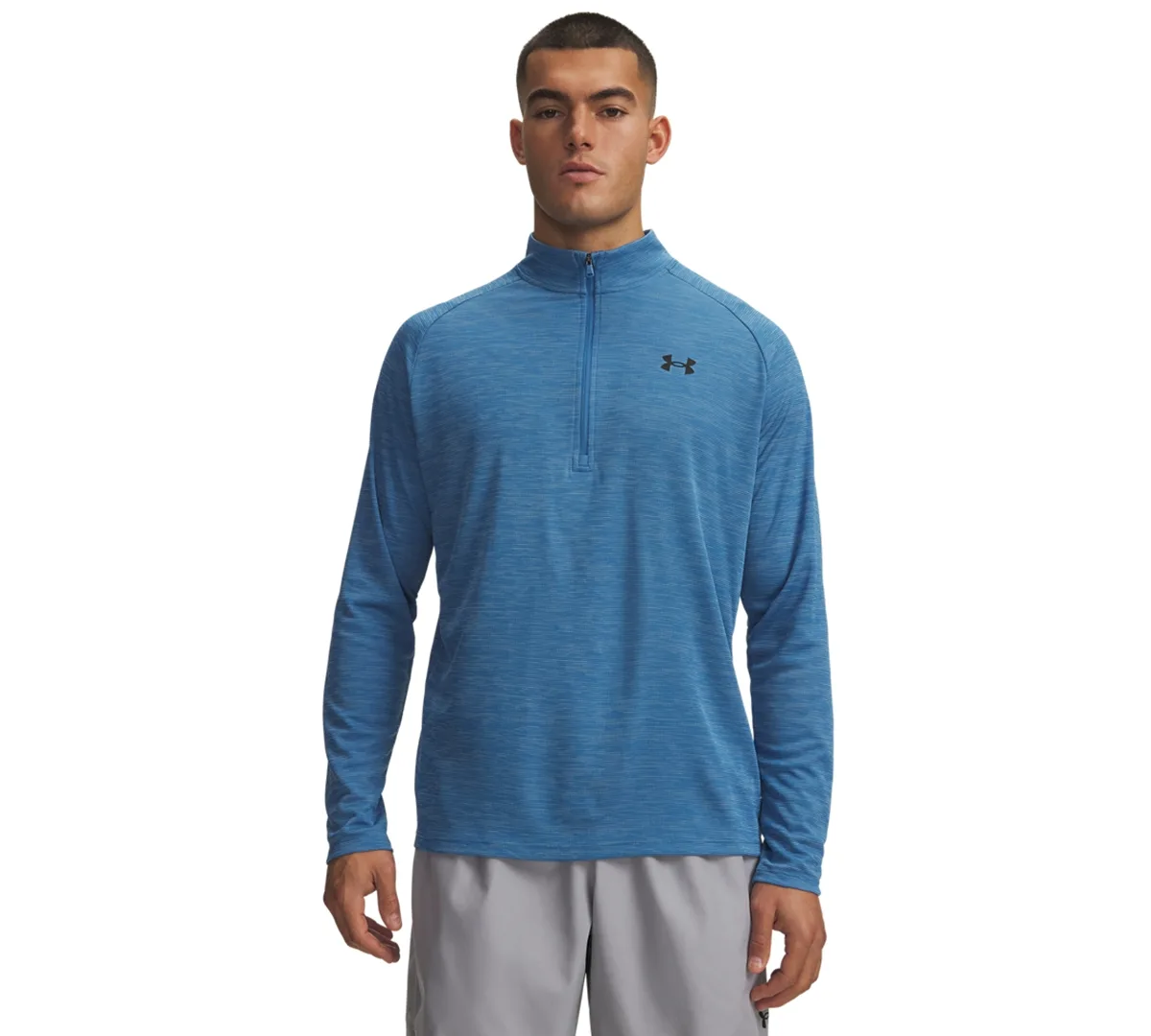UA Tech Space-Dyed 1/2-Zip Performance Sweatshirt by Under Armour