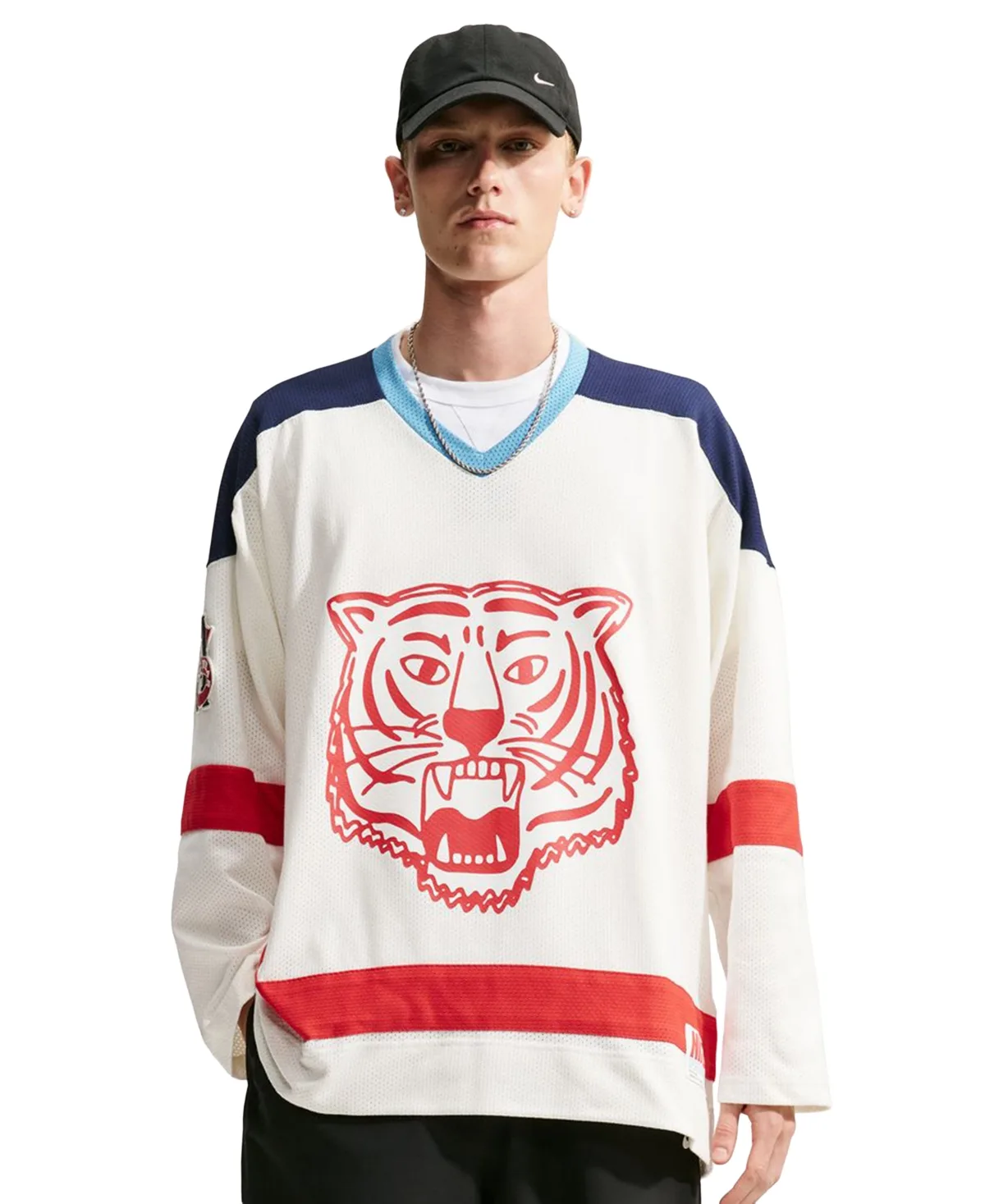 Nike Sportswear Club Long-Sleeve Graphic Hockey Jersey by Nike