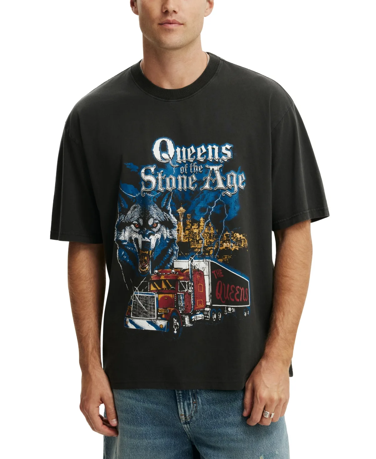 Everyday Fit Music Graphic Modern-Fit T-Shirt by Cotton on
