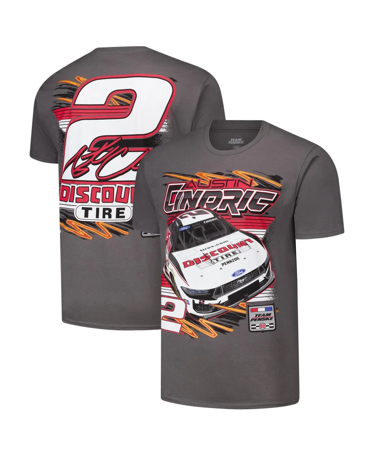 Austin Cindric Discount Tire 2-Spot T-Shirt by Classic Ink