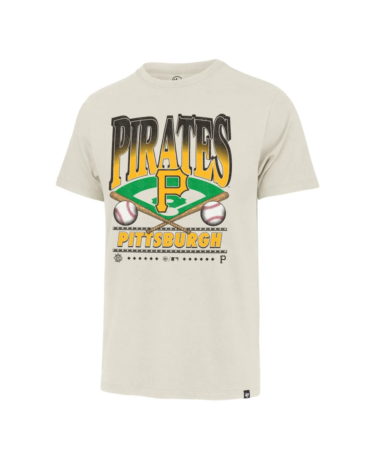 Pittsburgh Pirates Straight Shot Two Franklin T-Shirt by 47 Brand