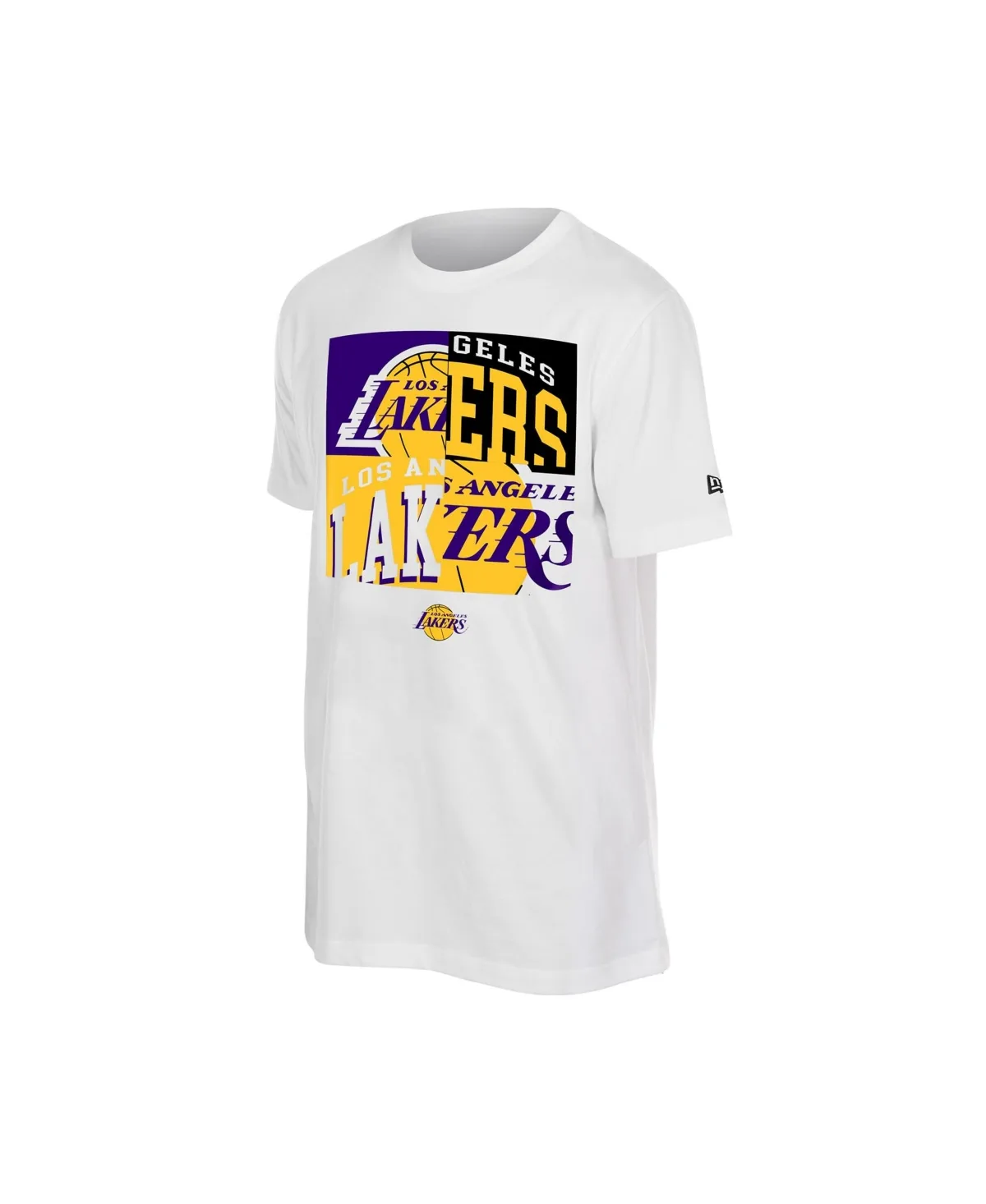 Los Angeles Lakers Block Logo T-Shirt by New Era