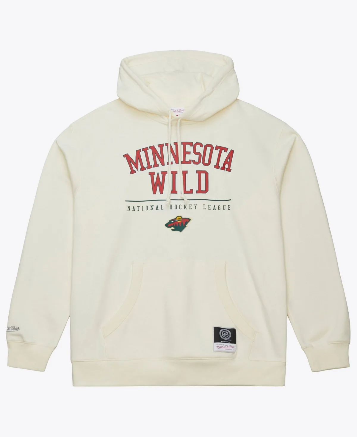 Minnesota Wild Walk-Off Logo Fleece Hoodie by Mitchell & Ness