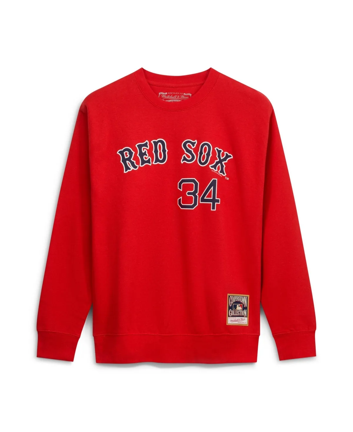 Boston Red Sox David Ortiz Cooperstown Collection Fleece-Lined Sweatshirt by Mitchell & Ness