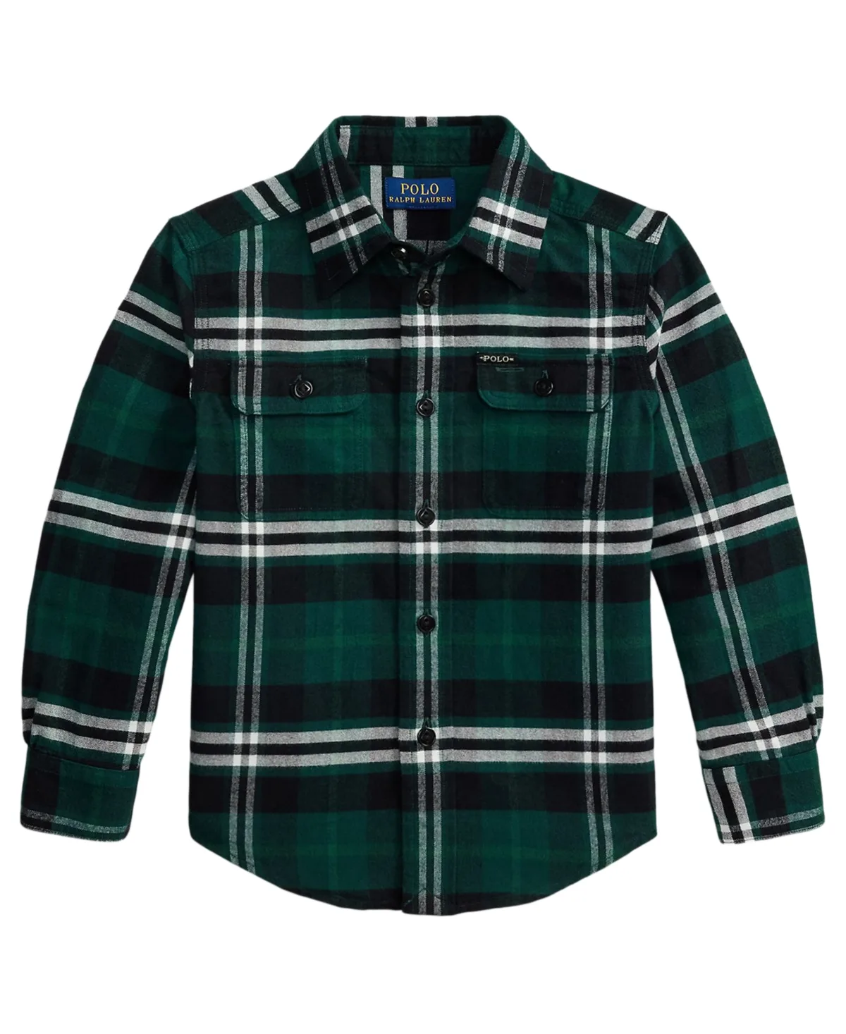 Plaid Long-Sleeve Oxford Workshirt by Polo Ralph Lauren