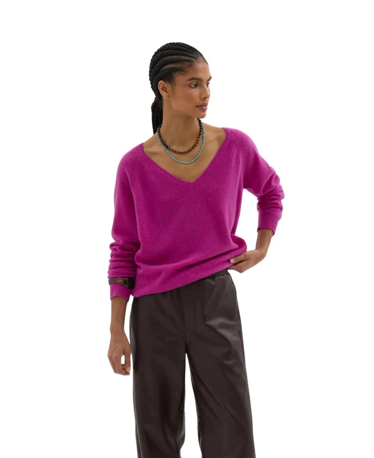 Constance Cashmere V Jumper by Hush