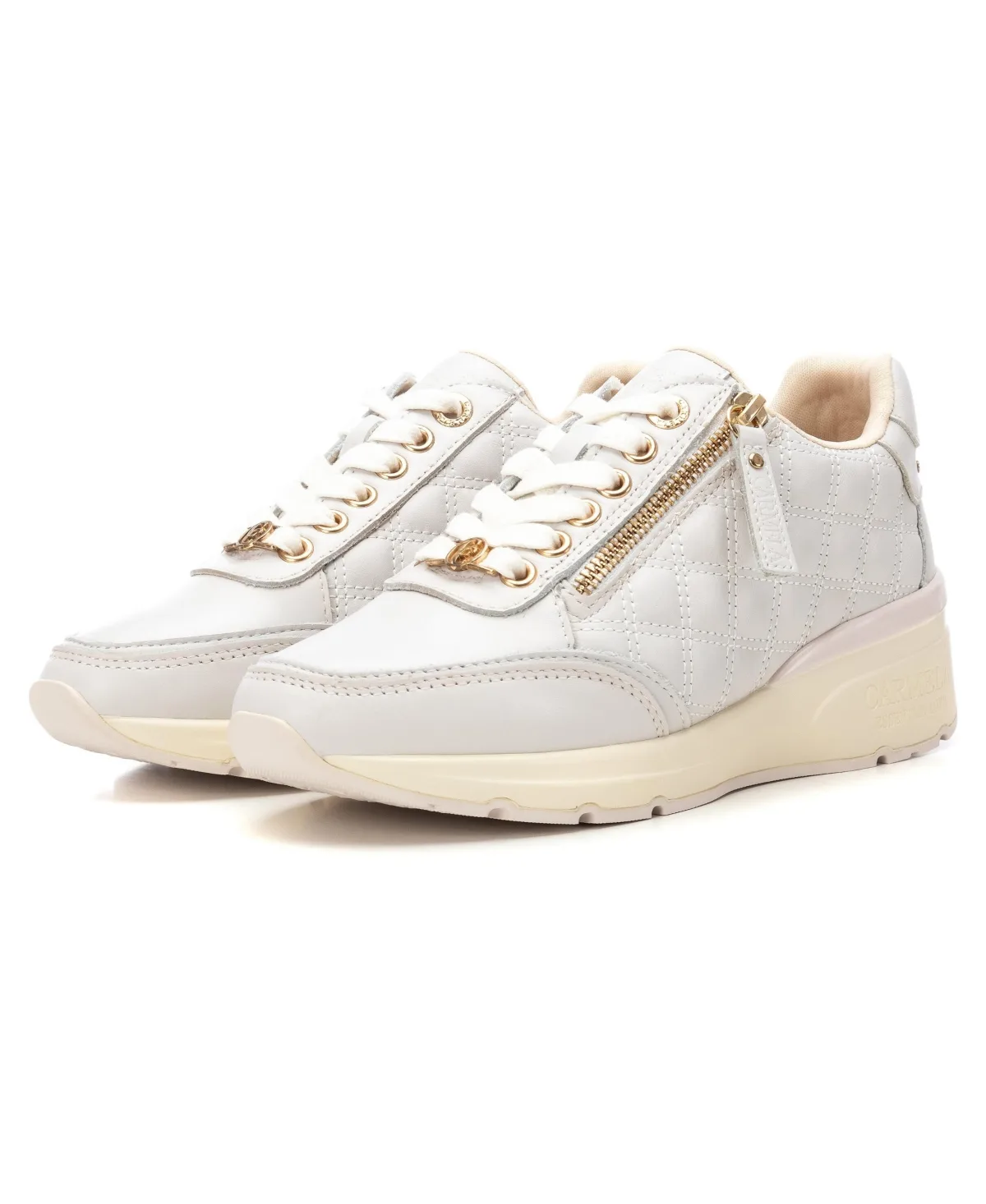 Carmela Collection Leather Casual Sneakers by Xti