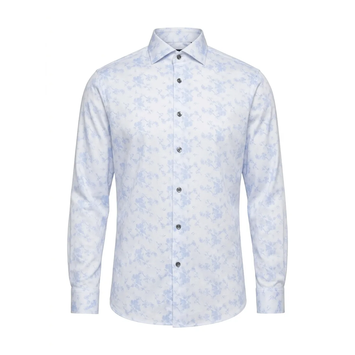 Cotton Print Dress Shirt by Garnet