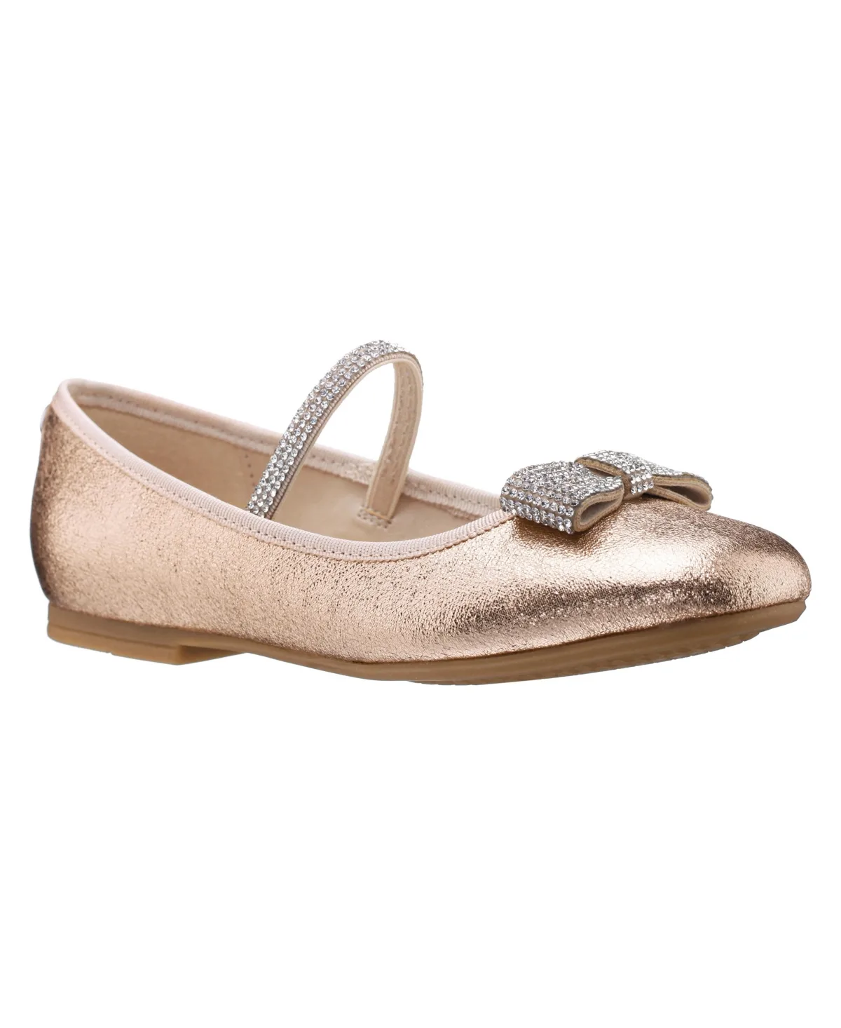 Nami Non-Slip Crystal-Accented Bow Ballet Flats by Nina
