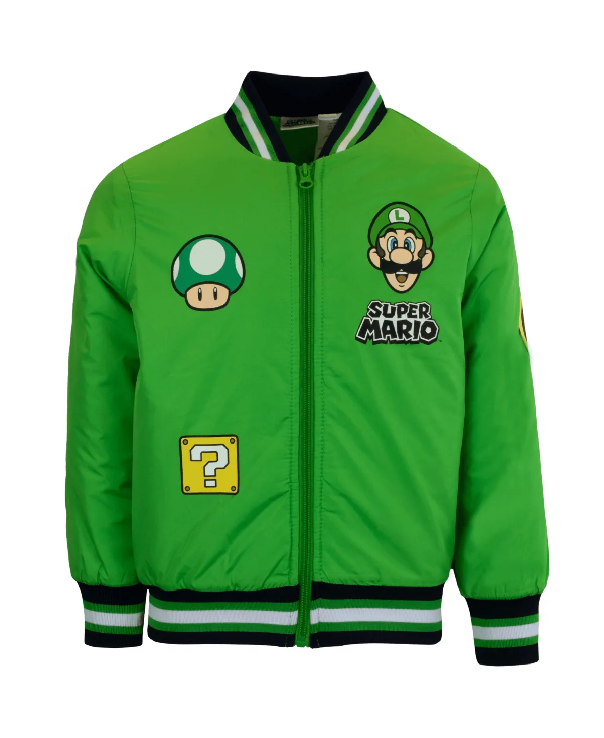 Super Luigi Varsity Bomber Jacket by Mario
