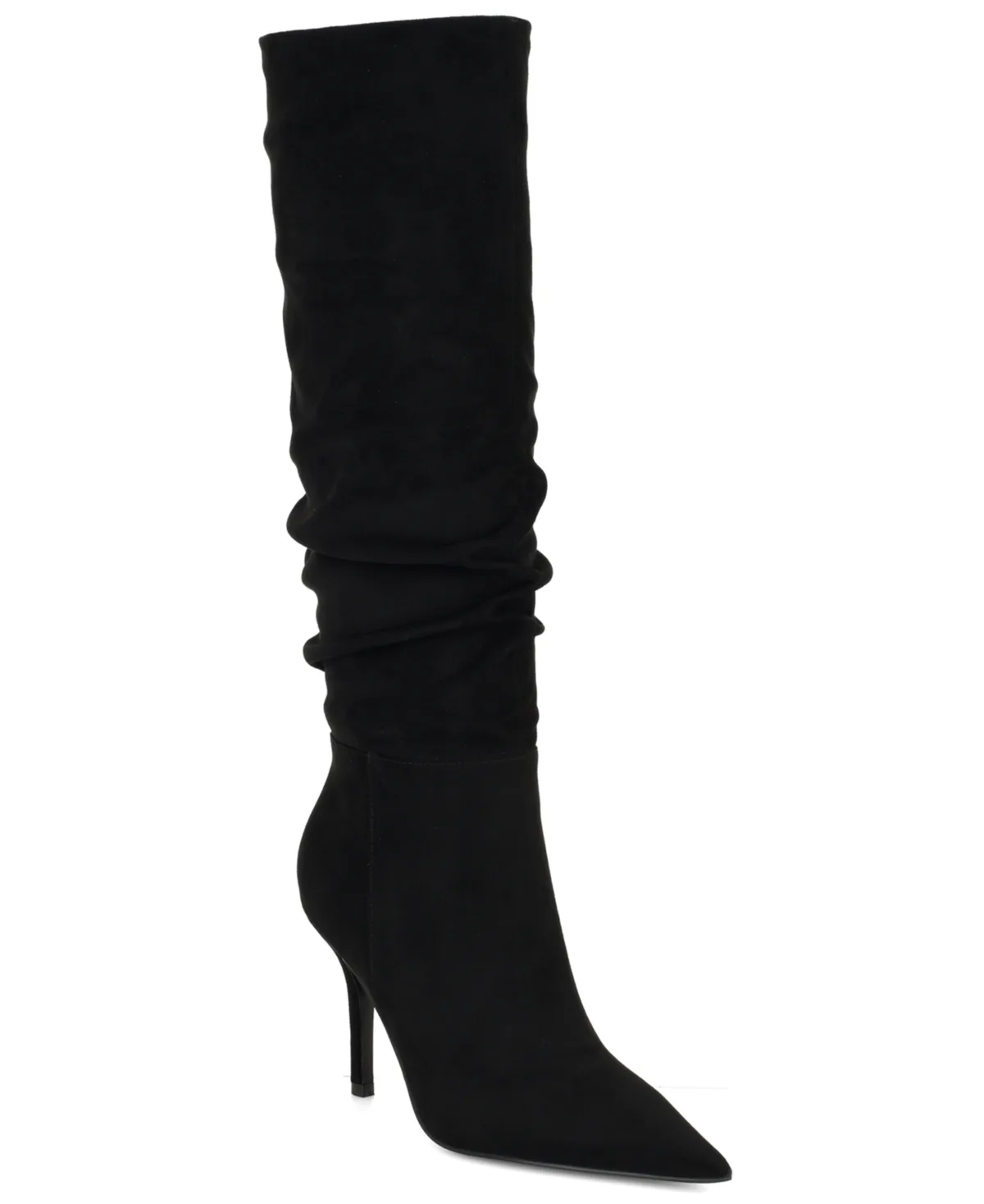 Giorah Wide-Calf Slouch Stiletto Dress Boots by Nine West