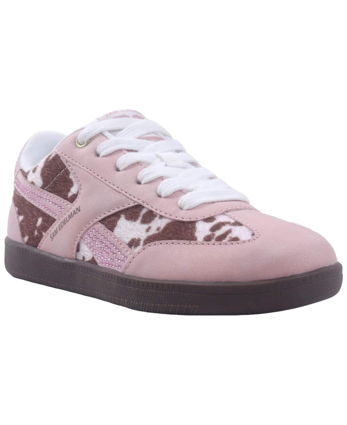 Tenny Val Cow-Print Low-Top Sneakers by Sam Edelman