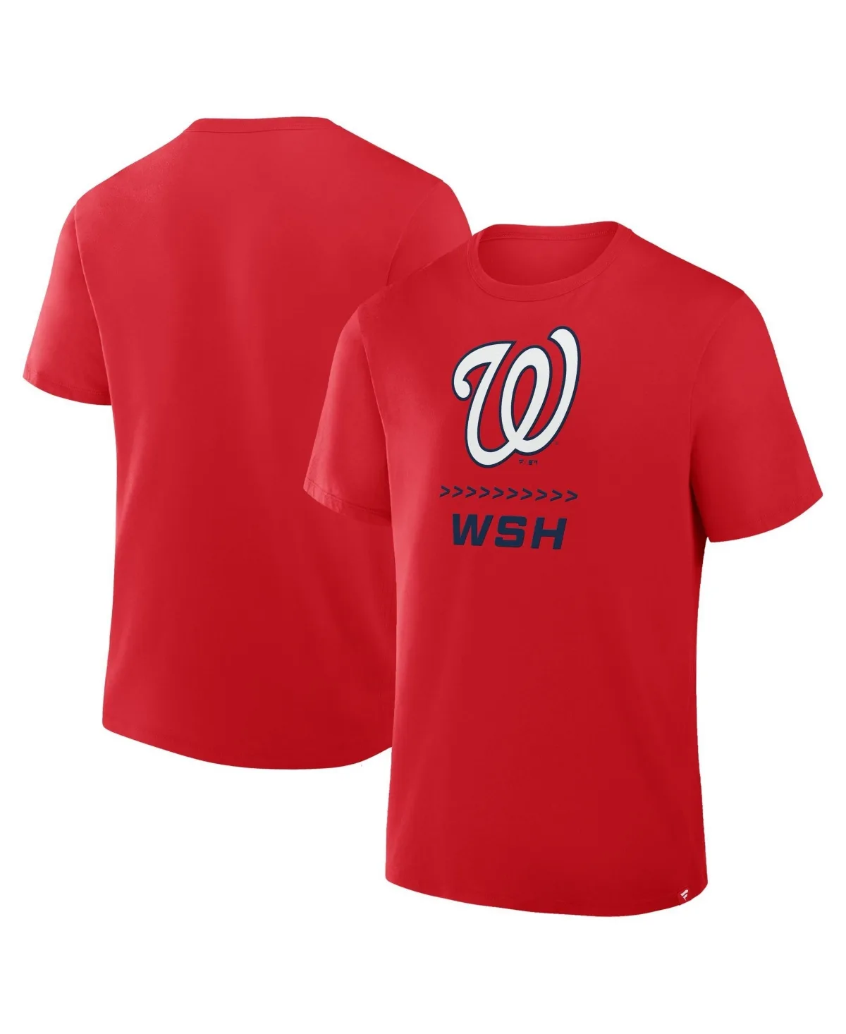 Washington Nationals Clubhouse Legacy Side Swipe Classic-Fit T-Shirt by Fanatics