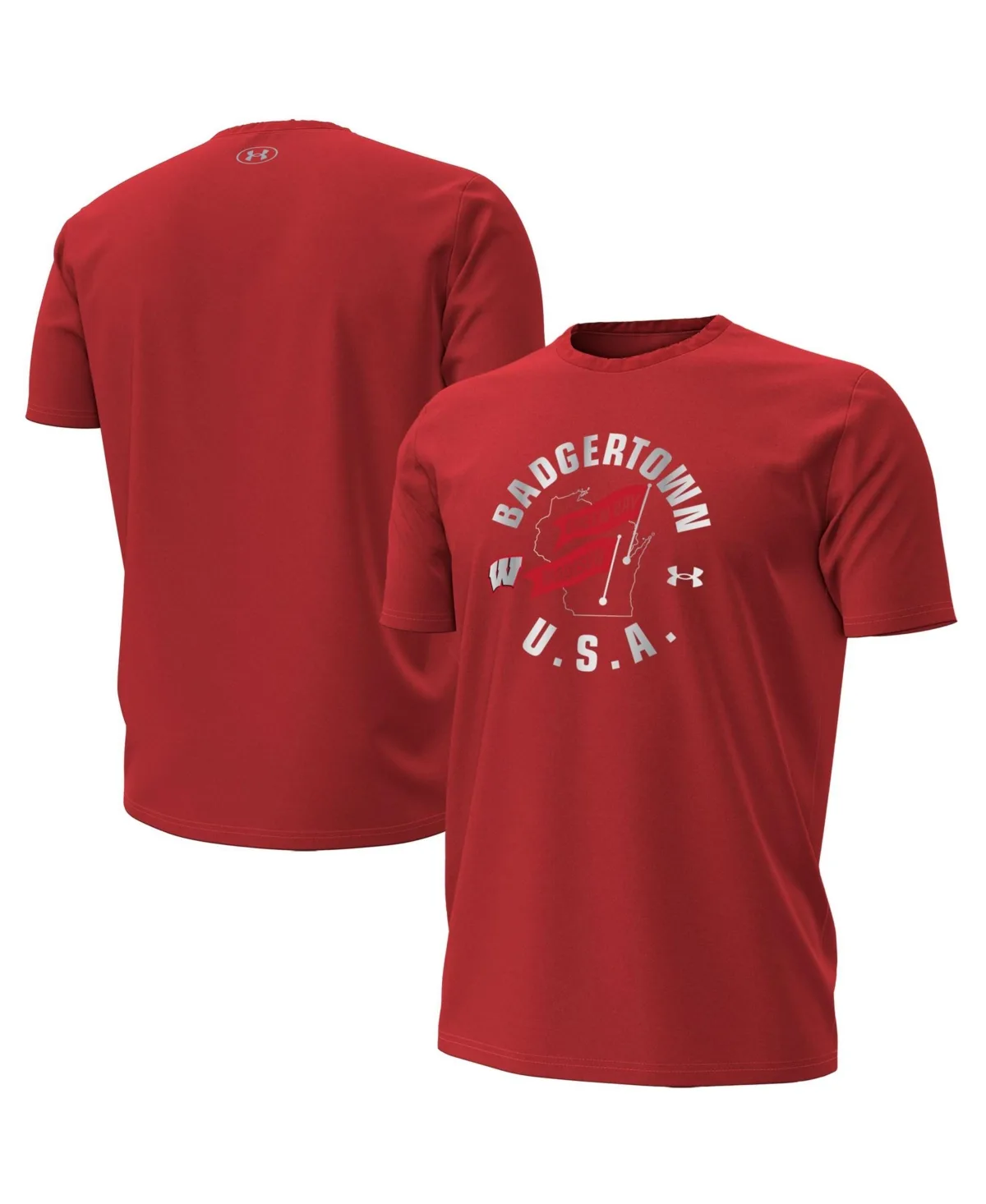 Wisconsin Badgers 2026 Lambeau Field Collection Badgertown Performance T-Shirt by Under Armour