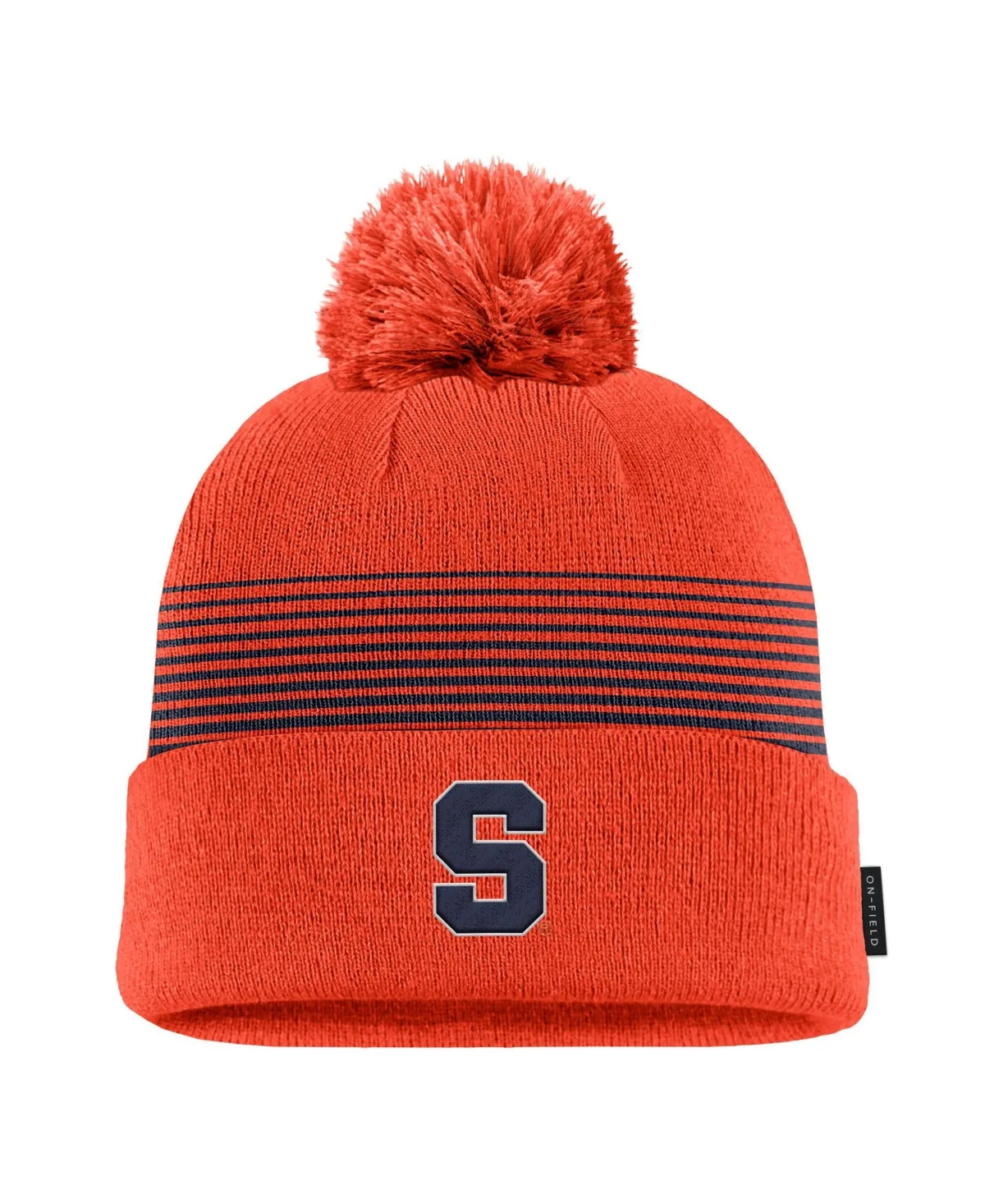 Syracuse Orange 2026 On-Field Peak Cuffed Knit Pom Beanie by Nike