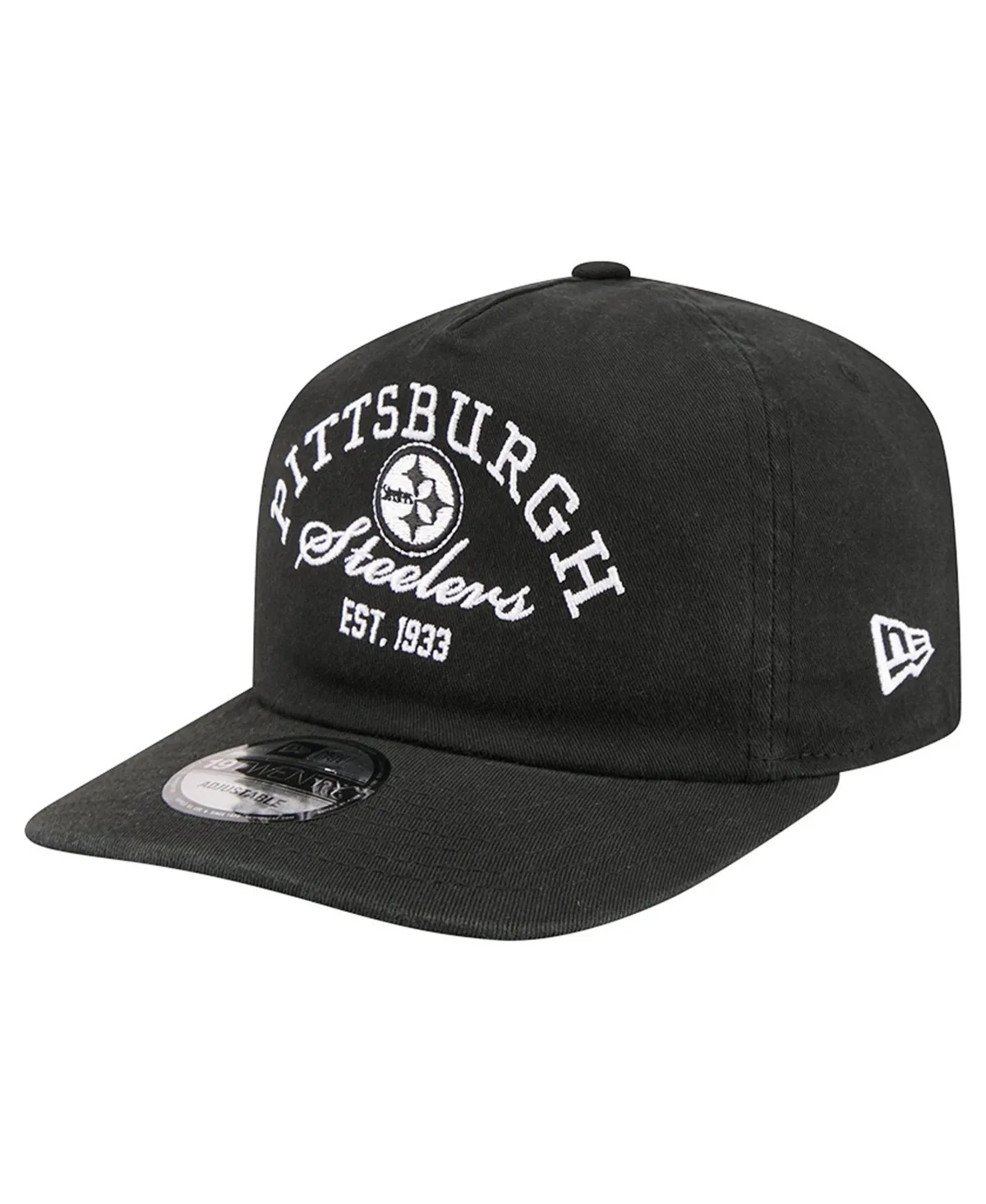 Pittsburgh Steelers Stacked 19TWENTY Adjustable Hat by New Era