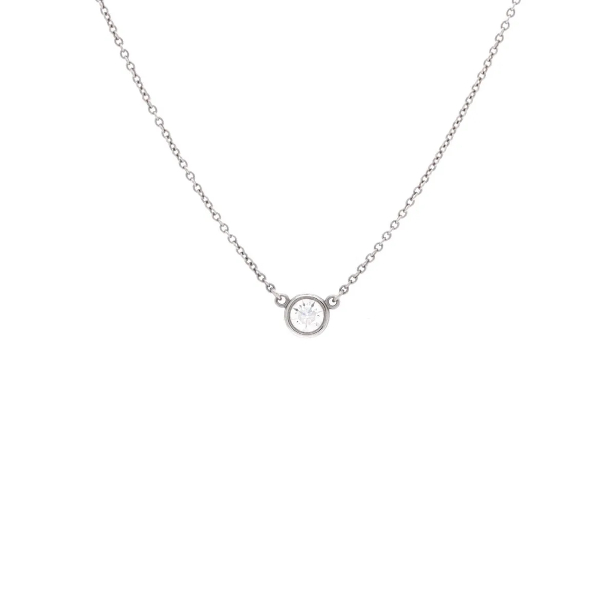 Pre-Owned Tiffany & Co Elsa Peretti Diamonds by the Yard Pendant Necklace