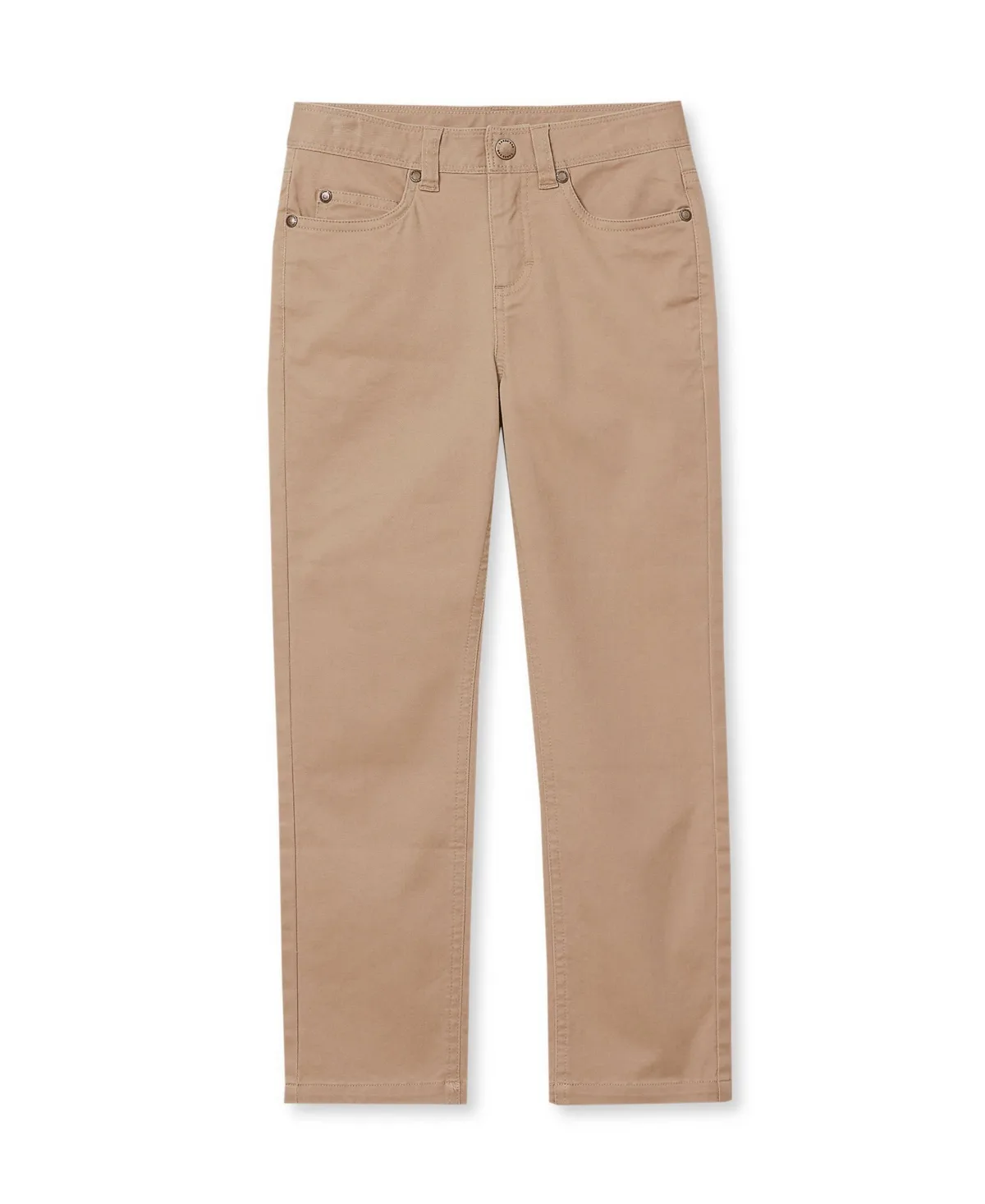 Iron Knee Twill 5 Pocket Pants by Lands' End