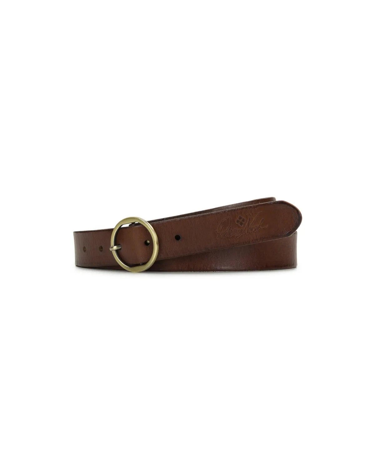 Erland Burnished Leather Belt by Patricia Nash