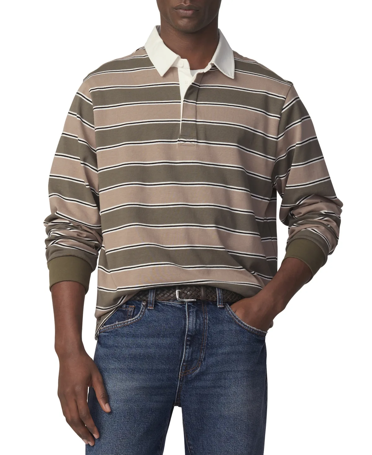 Striped Long-Sleeve Rugby Shirt by Joe's Jeans