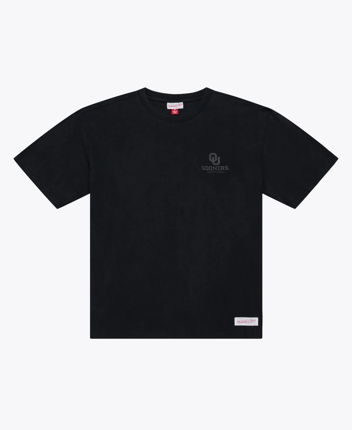 Monochrome Icon Oklahoma Sooners T-Shirt by Mitchell & Ness