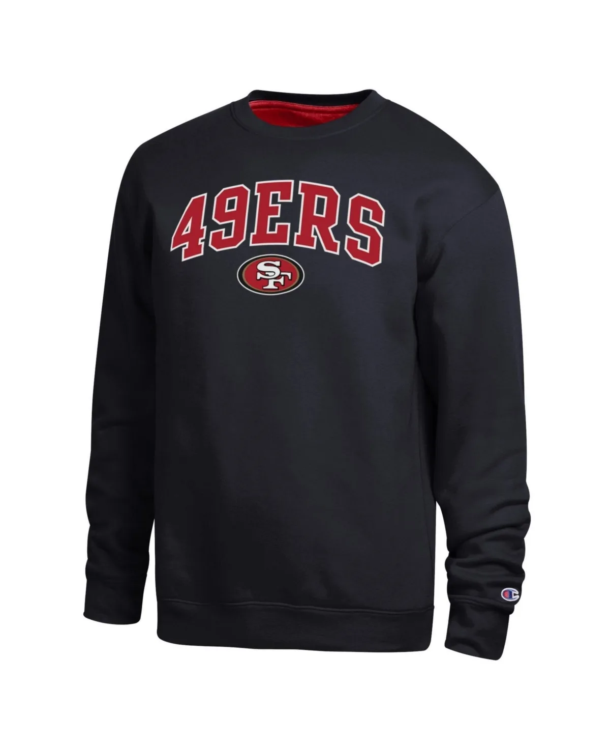 San Francisco 49ers Contrast-Lined Crewneck Sweatshirt