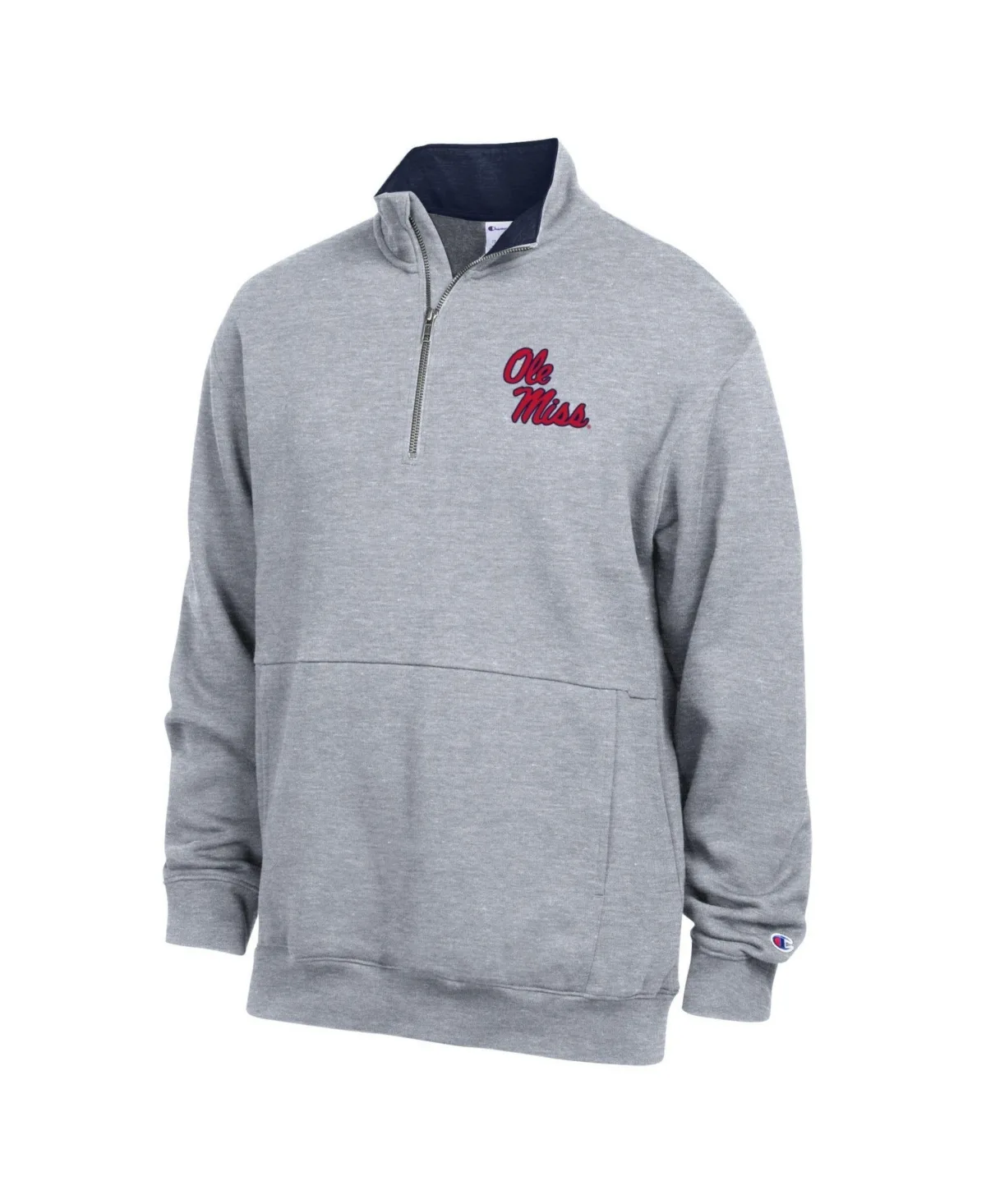 Ole Miss Rebels Fleece Quarter-Zip Pullover by Champion