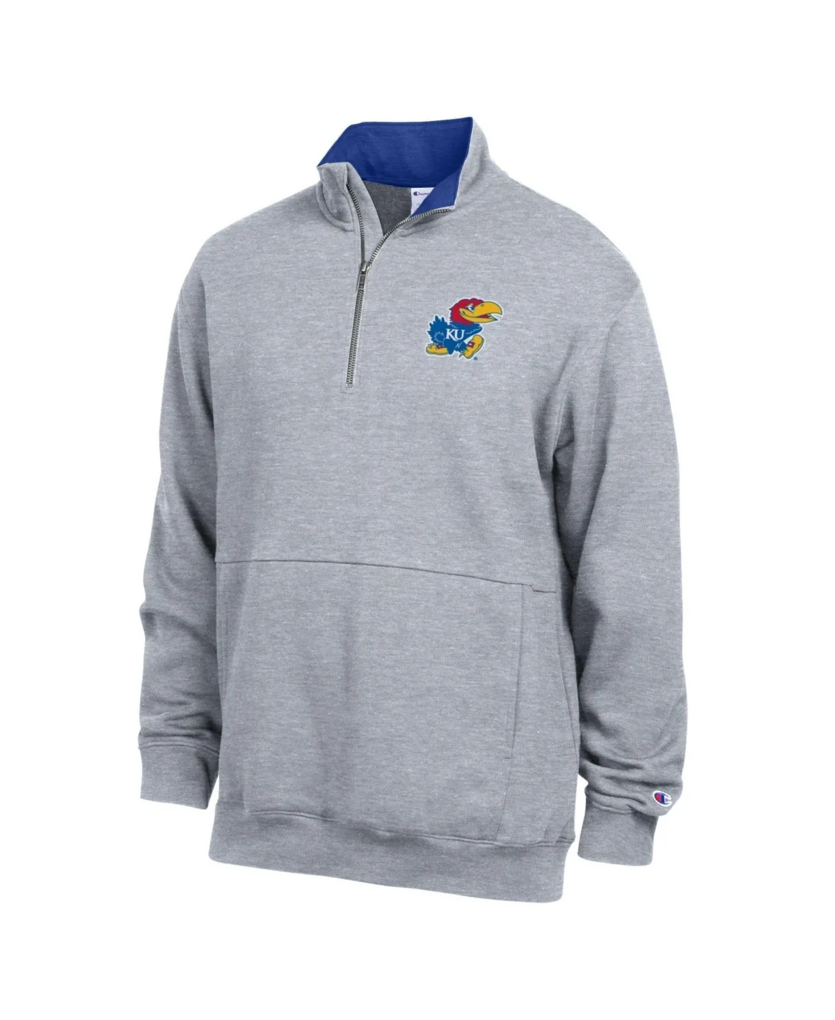 Kansas Jayhawks Fleece Quarter-Zip Pullover by Champion