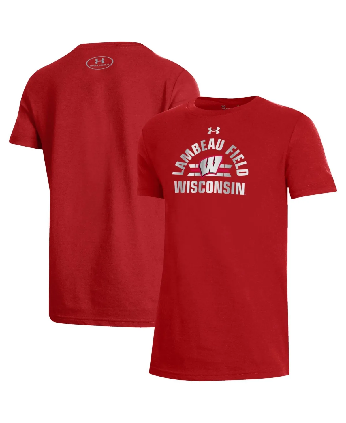 Wisconsin Badgers 2026 Lambeau Field Collection Arched Lambeau Performance T-Shirt by Under Armour
